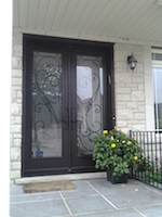 Serafina full glass panel door